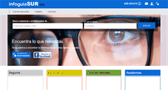 Desktop Screenshot of infoguiasur.es